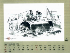 Laxman er Calcutta nea calendar 11