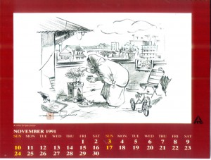 Laxman er Calcutta nea calendar 13