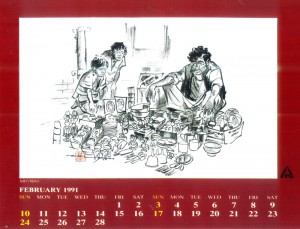 Laxman er Calcutta nea calendar 4