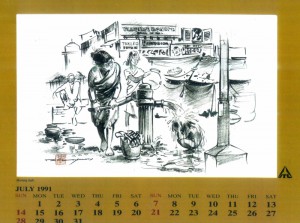 Laxman er Calcutta nea calendar 9